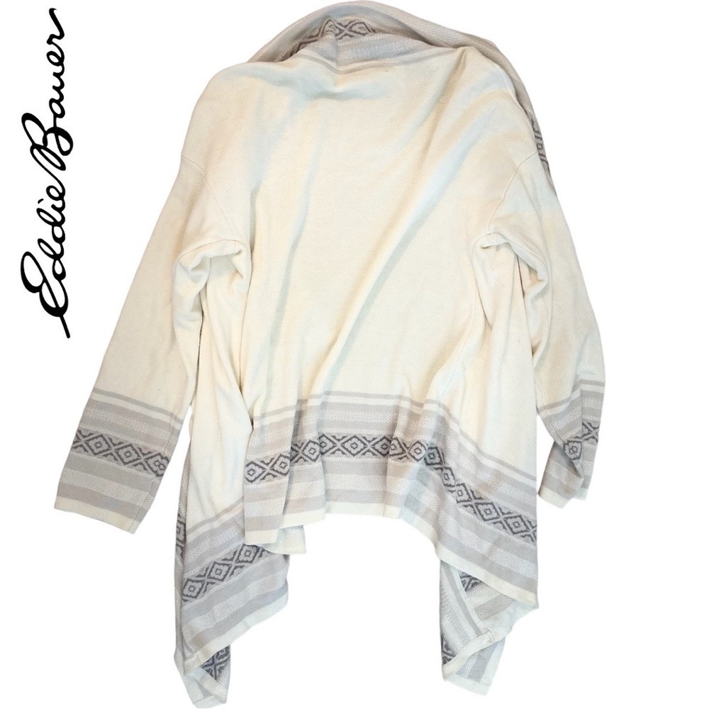 Eddie Bauer Like New SOFT Women’s XS boho cardigan wool viscose nylon blend